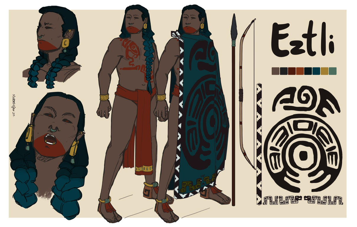 Eztli, dhampir ranger